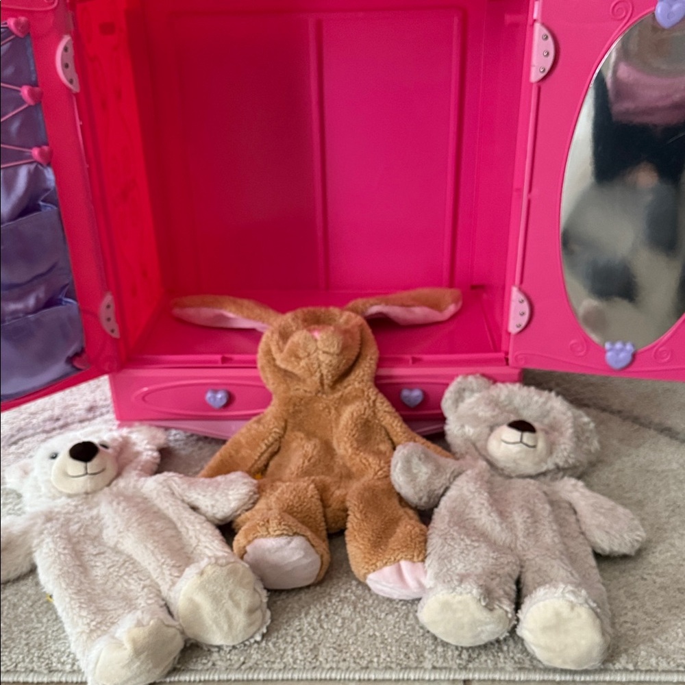 Build A Bear skins, set of 3 UNSTUFFED Toy Set